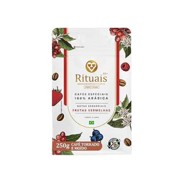 3 Corações Café Torrado e Moído Rituais 85+, Aroma Frutas Vermelhas, 250g