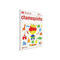 Chamequinho Papel A4, 75 g, 100 Folhas, Branco Sulfite