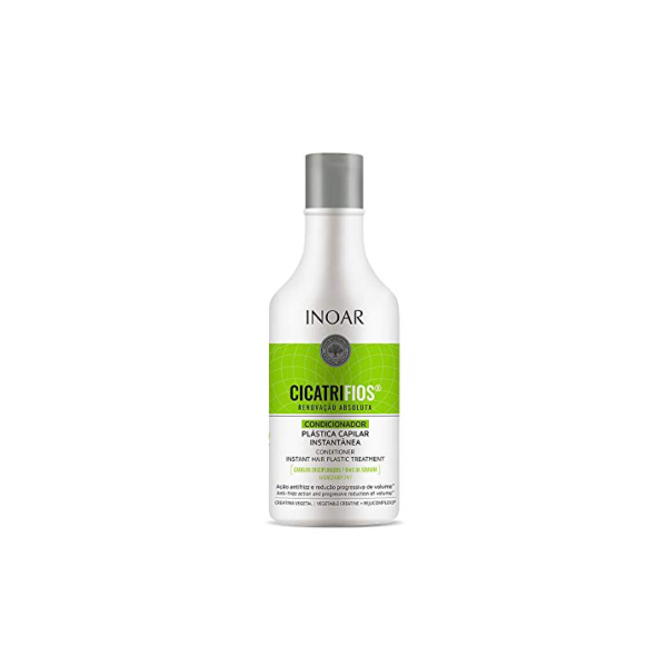 Inoar, Condicionador CicatriFios – Hidratação, Brilho e Reconstrução Capilar com Rejucomplex3, Pantenol e Creatina Vegetal - 500Ml