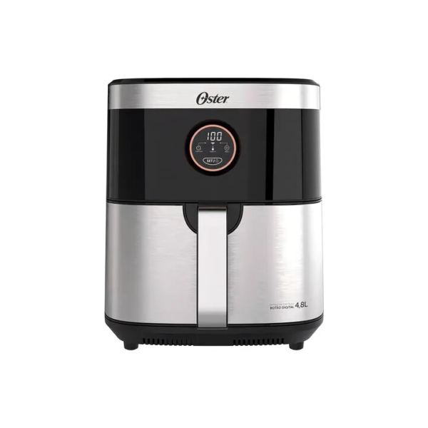 Fritadeira Sem Óleo 4,8 Litros Black Inox Ofrt660 Oster