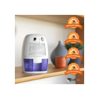 Desumidificador Elétrico Portátil Bivolt Antimofo 500ml Branco