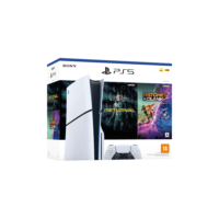 Console PS5 Slim 1TB (com leitor de disco) + 2 Jogos - Branco