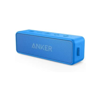Anker soundcore 2 Caixa de Som Bluetooth Portátil com 12W de Som Estéreo, Bluetooth 5, BassUp, à Prova d'Água IPX7, 24 Horas de Reprodução, Emparelhamento Estéreo Sem Fio, Ideal para Casa e Viagens