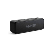 Anker soundcore 2 Caixa de Som Bluetooth Portátil com 12W de Som Estéreo, Bluetooth 5, BassUp, à Prova d'Água IPX7, 24 Horas de Reprodução, Emparelhamento Estéreo Sem Fio, Ideal para Casa e Viagens