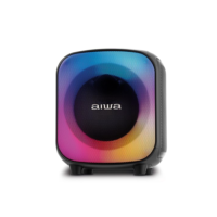 Caixa de Som PartyBox AIWA PB-07 Bluetooth 8H RGB USB TWS Preto