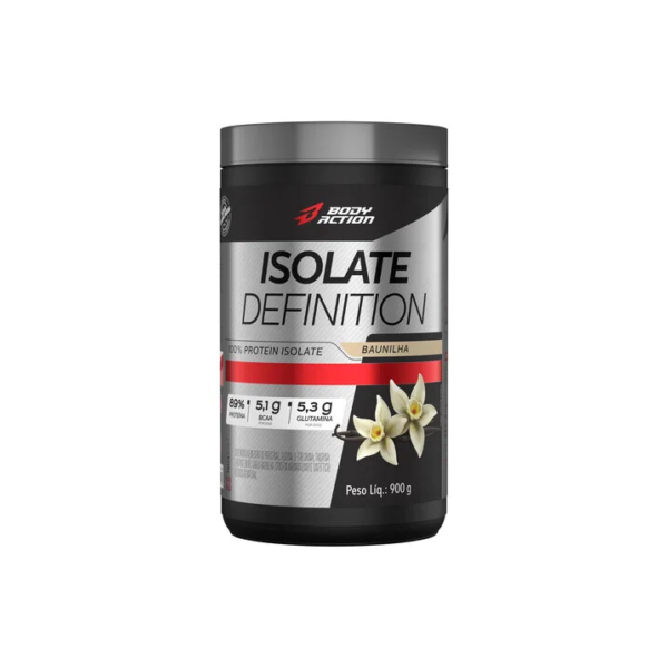 Suplemento De Proteína 27g Por Dose Isolate Definition 900g Sabor Baunilha