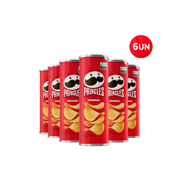 Combo Batata Pringles Original 6 Unidades