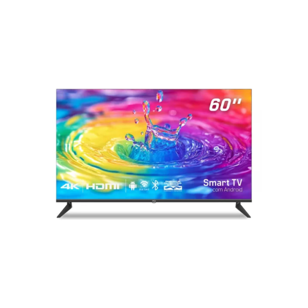 Smart TV HQ 60" UHD 4K, HDR Android 11, Design Slim, Processador Quad Core, Espelhamento de tela - HQSTV60NK