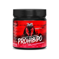 PROHIBIDO PRÉ TREINO 360g - Sabor: Strawberry Margarita (Morango) - A Combinação Perfeita de 8 Ingredientes que proporcionam energia do início ao fim do seu Treino