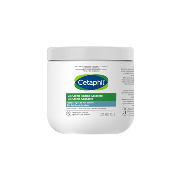 Cetaphil Gel Creme Rápida Absorção Com Aloe Vera 453g