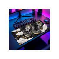 Mouse Pad Dragao Japones Gamer Antiderrapante Grande Diversas Estampas Personalizado 70x35