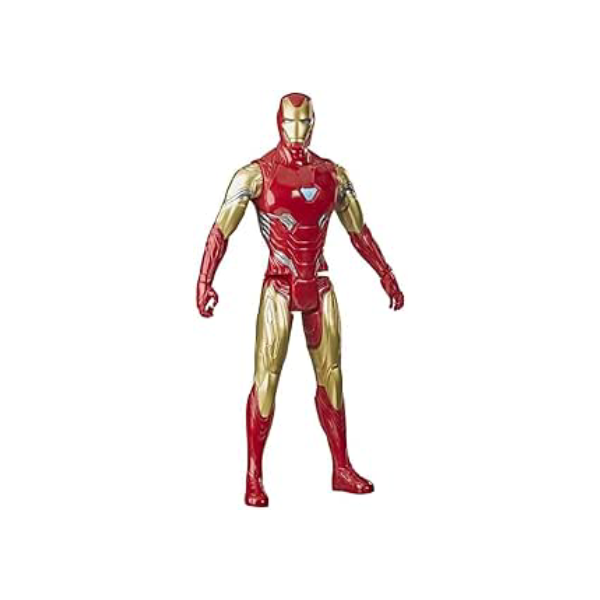 Boneco Marvel Avengers Titan Hero, Figura de 30 cm Vingadores - Homem de Ferro - F2247 - Hasbro, Vermelho e dourado