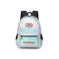 Mochila Ecko Casual Feminina Bolsa Escolar Casual Reforçada - Prata