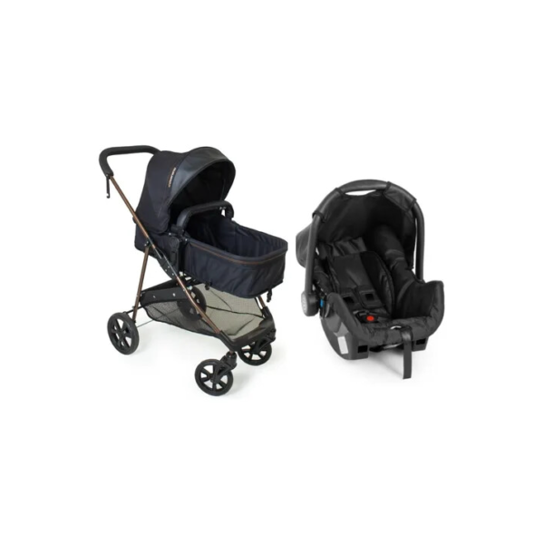 Carrinho Bebê Conforto Napoli Travel System Cobre Galzerano