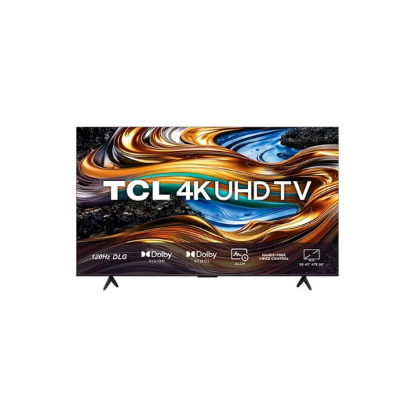 Tcl 4k Smart Tv 75P755 Google Tv Dolby Preto