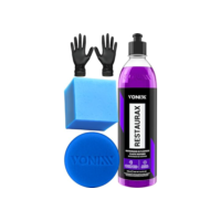 Restaurax Revitalizador Renovador de Painel Plasticos Borrachas Aplicador Luva Vonixx