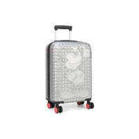 Mala De Bordo Mickey Mouse Pequena Prata Luxcel