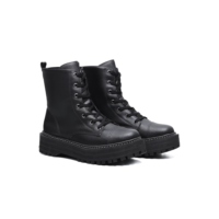 Bota Coturno Feminino Falcucci Blogueira Militar Tratorado Plataforma Confort