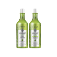 Inoar, Kit Resistance Bambu – Shampoo e Condicionador 1L, Fortalecimento e Crescimento Capilar, Hidratação e Brilho, Para Cabelos Danificados ou Quebradiços
