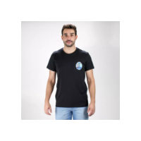 Camiseta Colcci Preto Al Mare Preto T-shirt Masculina Basica