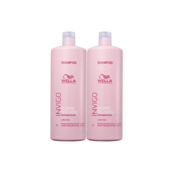 Kit Wella Professionals Invigo Blonde Recharge - Shampoo 1l
