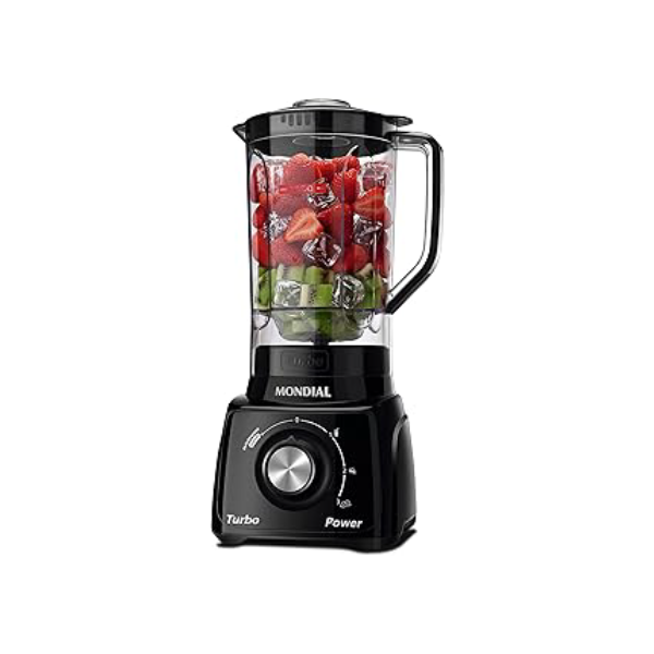 Liquidificador Turbo Power, Mondial, Preto, 550W, 110V - L-99 FB