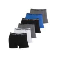 Kit 6 Cuecas Boxer Reebok Sem Costura Microfibra Original