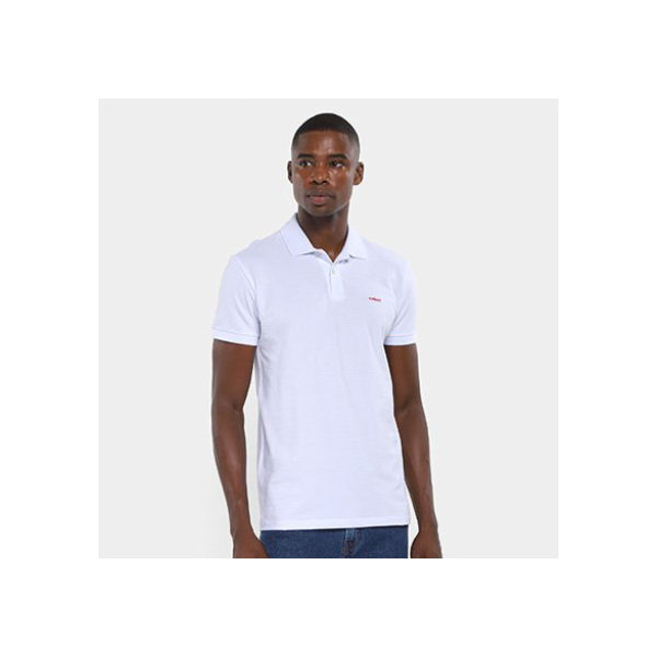 Camisa Polo Colcci Casual Masculina - Branco