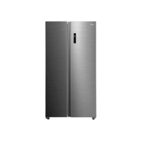 Geladeira Side by Side 511L Inverter Cor Inox Conectada Midea MD-RS710FGD461-127v