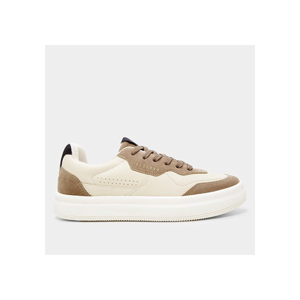 Tênis Reserva Troy Masculino - Bege+Marrom