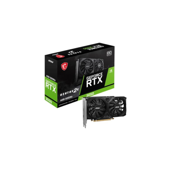 Placa de Vídeo MSI NVIDIA Geforce - RTX 3050, 6GB, DDR6, 96 Bits
