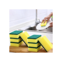 Esponja de limpeza de 8 peças, adequada para utensílios de mesa, panelas e frigideiras, remove efetivamente manchas, fácil de limpar