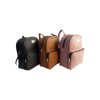 Bolsa Mochila feminina de Couro ecologico. MODA PREMIUM Bolsas femininas de moda
