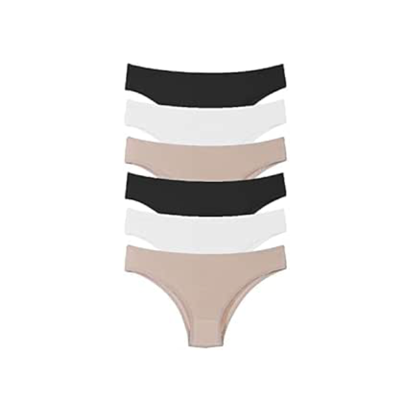 Kit C/Seis Calcinhas de Algodão Tamanho:G;Cor:Sortido