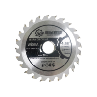 Disco de Serra Circular 4.3/8 110mm 24 Dentes para Madeira Ferramentas LDI