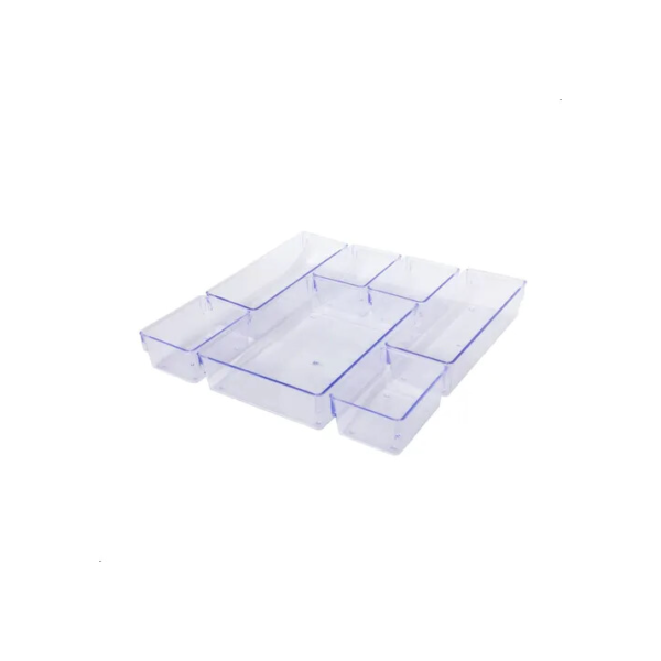 Kit 7 Organizador Multiuso Modular Gaveta Rebirth Maquiagem