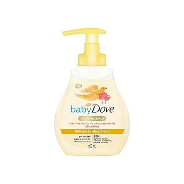 Baby Dove Sabonete Líquido Hidratação Glicerinada 200 ML