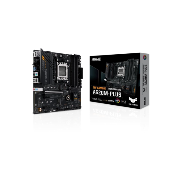 Placa-Mãe ASUS TUF GAMING A620M-PLUS, AMD AM5, mATX, DDR5, Preto - 90MB1EZ0-M0EAY0