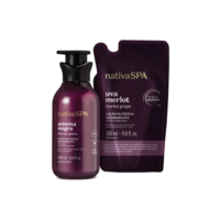 Combo Nativa Spa: Loção Corporal Ameixa Negra 400ml + Refil