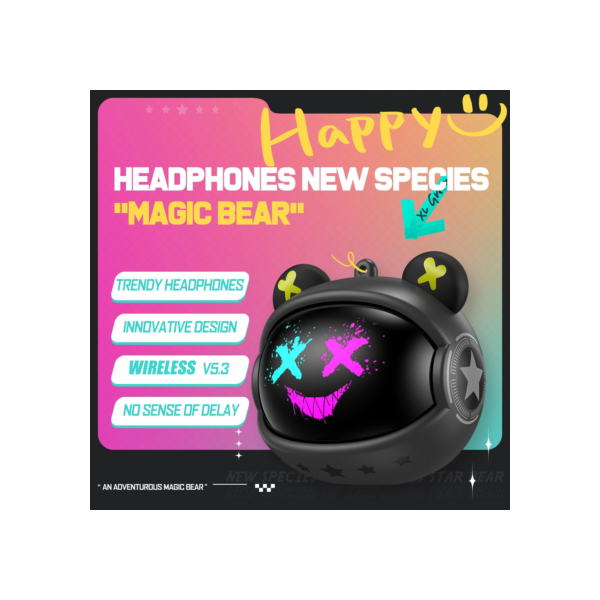 Onikuma t20 gaming headset 2025new sem fio rotativo flip-top design fones de ouvido estéreo de alta fidelidade in-ear controle de toque fone de ouvido com microfone