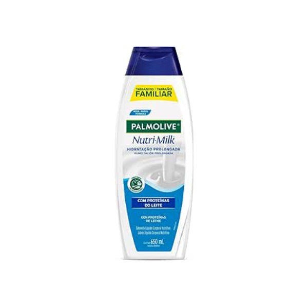 Palmolive Sabonete Líquido Para Corpo Nutri-Milk Hidratação Prolongada 650Ml