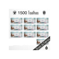 Kit 10 Pacotes Toalhas Umedecidas INFÂNCIA FELIZ - 150 folhas Com Tampa Flip Top 98% Água