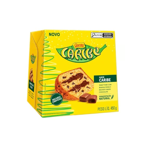 Panettone Caribe Garoto 450g