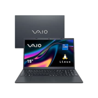 Notebook VAIO FE15, Intel Core i7 12th, 16GB 512GB SSD, Tela 15,6'' Full HD Antirreflexo, Linux - Cinza Grafite, VJFE54F11XB2731H