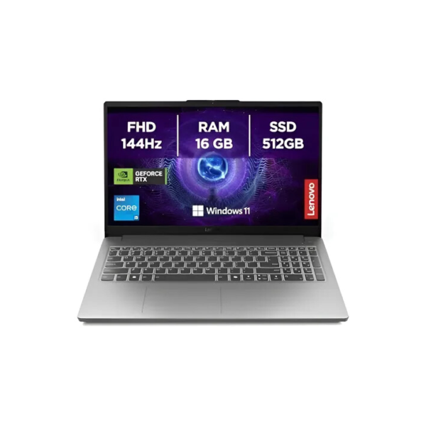 Notebook Gamer Lenovo Loq-e Ci5 Rtx3050 512gb 16gb W11+ubook