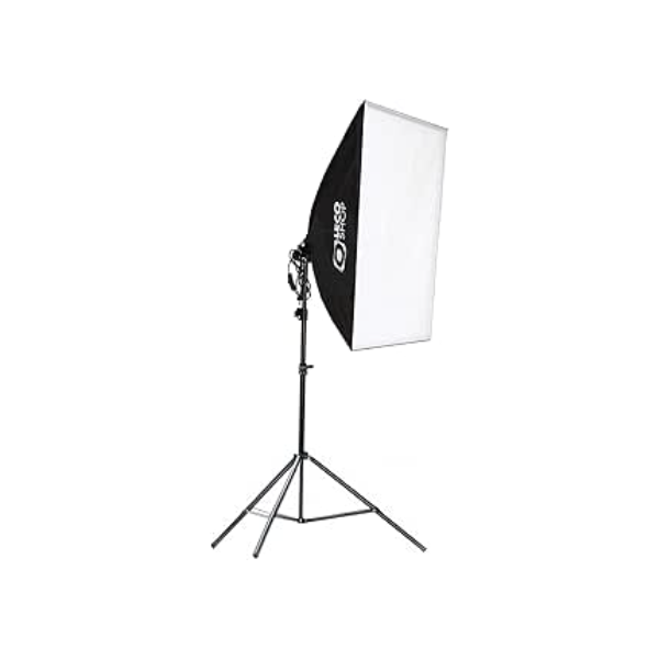 Kit Softbox Fotográfico 50x70cm com Tripé Ajustável 2m – Iluminação Contínua Profissional para Estúdio, Fotografia, Vídeo, YouTube, Lives e Maquiagem