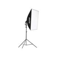 Kit Softbox Fotográfico 50x70cm com Tripé Ajustável 2m – Iluminação Contínua Profissional para Estúdio, Fotografia, Vídeo, YouTube, Lives e Maquiagem