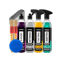 Kit Lavagem Automotiva Completa Vonixx Cera Carnauba Tok Final V-Floc Revitalizador de Plasticos intense Sintra fast