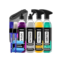 Kit Lavagem Automotiva Completa Vonixx Cera Carnauba Tok Final V-Floc Revitalizador de Plasticos intense Sintra fast