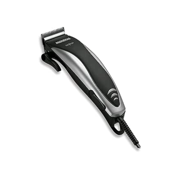 Cortador de Cabelos Mondial, Hair Stylo, 110V Preto/Prata - CR-02